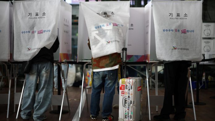 elecciones corea del sur